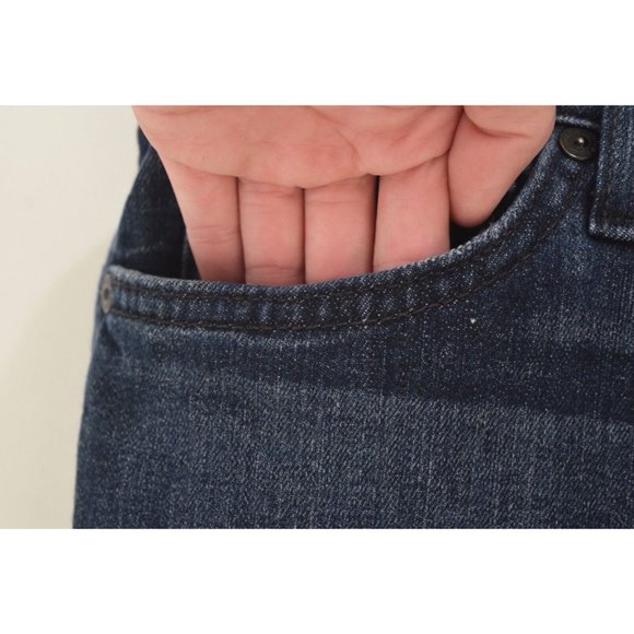 Mens 7 for All Mankind Dark Blue "Slimmy" Jeans - Picture 7 of 9